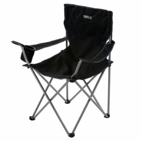 Chaise de camping pliante Regatta Isla Noir de Regatta, Chaises pliantes - Réf : S64108250, Prix : 18,30 €, Remise : %