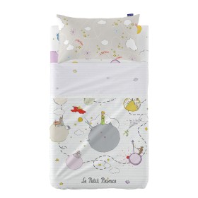 Juego de Sábanas HappyFriday Le Petit prince Voyageur Multicolor Cuna de Bebé 2 Piezas de HappyFriday, Ropa de cama para cuna...