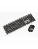 Clavier et souris sans fil Bluestork Easy Slim Gris | Tienda24 Tienda24.eu