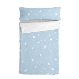 Quilted Zipper Bedding HappyFriday Basic Little Star Blue 90 x 200 cm by HappyFriday, Slumber Bags - Ref: D1611671, Price: 13...