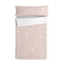 Saco Nórdico sin Relleno HappyFriday Basic Kids Little star Rosa 90 x 200 cm de HappyFriday, Sacos de dormir - Ref: D1611676,...