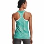 Maglia a Maniche Corte Donna Under Armour HeatGear Acquamarina di Under Armour, Donna - Rif: S64108956, Prezzo: 0,00 €, Scont...