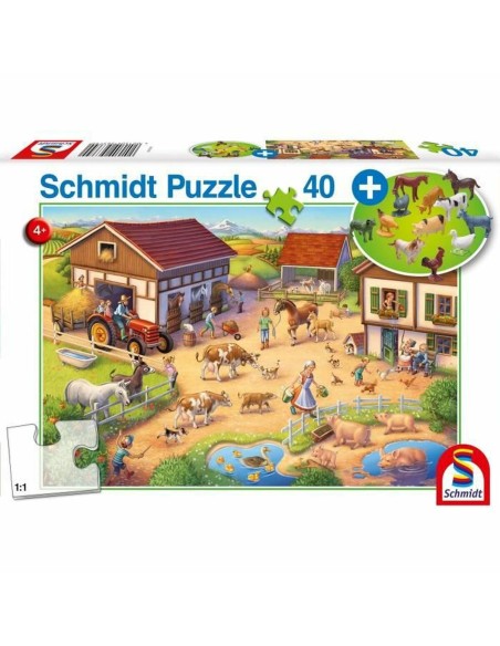 Puzzle Schmidt Spiele Granja 40 Piezas | Tienda24 Tienda24.eu