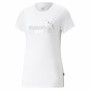 Maglia a Maniche Corte Donna Puma Ess+ Nova Shine Bianco | Tienda24 - Global Online Shop Tienda24.eu