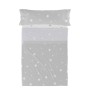 Bedding set HappyFriday Basic Kids Little star Grey Single 180 x 270 cm 2 Pieces by HappyFriday, Sheets and pillowcases - Ref...