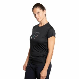 T-shirt à manches courtes femme Trangoworld Zalabi Montagne Noir de Trangoworld, Femme - Réf : S64109009, Prix : 20,93 €, Rem...