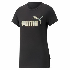 Camisola de Manga Curta Mulher Puma Essentials+ Nova Shine Preto de Puma, Mulher - Ref: S64109023, Preço: 0,00 €, Desconto: %