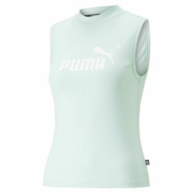 Women's Sleeveless T-shirt Puma Slim Logo Tank Aquamarine by Puma, Women - Ref: S64109039, Price: 0,00 €, Discount: %