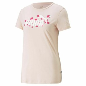 Camiseta de Manga Corta Mujer Puma Ess+ Animal Salmón de Puma, Mujer - Ref: S64109044, Precio: 0,00 €, Descuento: %