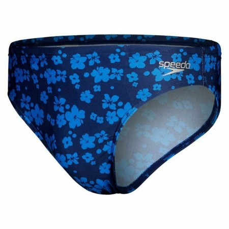 Men’s Bathing Costume Speedo Allover Brief Blue by Speedo, Swimwear - Ref: S64109082, Price: 25,60 €, Discount: %