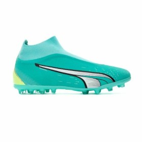 Chaussures de Football pour Adultes Puma Ultra Match+ Ll Mg Bleu électrique Aigue marine Unisexe de Puma, Bottes - Réf : S641...