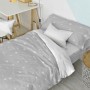 Parure de couette HappyFriday Basic Kids Gris Lit 1 persone 2 Pièces de HappyFriday, Couettes et housses de couette - Réf : D...