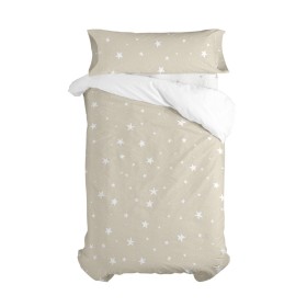 Parure de couette HappyFriday Basic Kids Beige Lit 1 persone 2 Pièces de HappyFriday, Couettes et housses de couette - Réf : ...