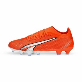 Chaussures de Football pour Adultes Puma Ultra Match Fg/Ag Orange Foncé Unisexe de Puma, Bottes - Réf : S64109201, Prix : 60,...