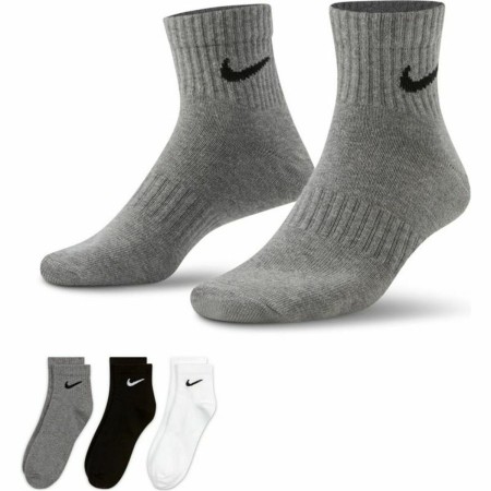 Meias de Desporto Nike Everyday Lightweight Cinzento 3 pares | Tienda24 - Global Online Shop Tienda24.eu