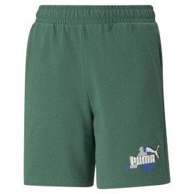 Sport Shorts for Kids Puma Puma Essentials+ Street Art Green by Puma, Boys - Ref: S64109285, Price: 25,33 €, Discount: %