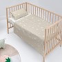 Jeu de draps HappyFriday Basic Kids Little star Beige Lit de bébé 2 Pièces de HappyFriday, Linge de lit pour berceaux - Réf :...