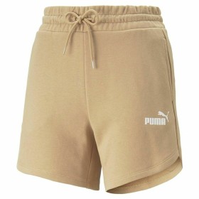 Pantalones Cortos Deportivos para Mujer Puma Essentials 5" High Waist Beige de Puma, Mujer - Ref: S64109306, Precio: 25,30 €,...