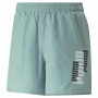 Short de Sport pour Homme Puma Ess+ Logo Power Aigue marine | Tienda24 - Global Online Shop Tienda24.eu