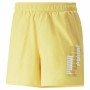 Short de Sport pour Homme Puma Ess+ Logo Power Jaune de Puma, Homme - Réf : S64109329, Prix : 25,03 €, Remise : %