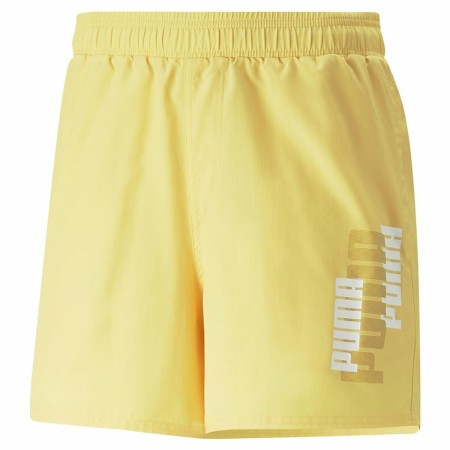 Men's Sports Shorts Puma Ess+ Logo Power Yellow by Puma, Men - Ref: S64109329, Price: 25,03 €, Discount: %