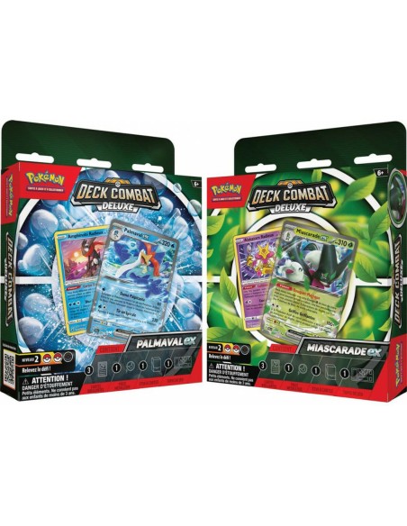 Mazo de Cartas Pokémon Scarlet & Violet Q4 2023 Deluxe EX Meowscarada & Quaquaval (FR) | Tienda24 Tienda24.eu