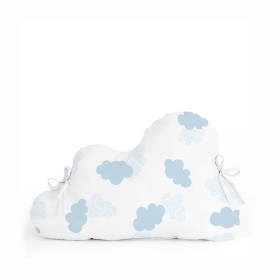 Paracolpi per culla HappyFriday Basic Kids Clouds Azzurro 60 x 40 cm di HappyFriday, Accessori per letti - Rif: D1611731, Pre...