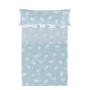 Set di Lenzuola HappyFriday Basic Kids Clouds Azzurro Singolo 180 x 270 cm 2 Pezzi | Tienda24 - Global Online Shop Tienda24.eu