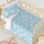 Duvet cover set HappyFriday Basic Kids Blue Baby Crib 2 Pieces | Tienda24 - Global Online Shop Tienda24.eu