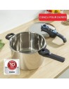 Olla Express Tefal 8 L Inducción Acero Inoxidable | Tienda24 Tienda24.eu