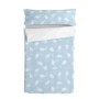 Quilt Cover without Filling HappyFriday Basic Kids Clouds Blue 90 x 200 cm by HappyFriday, Slumber Bags - Ref: D1611753, Pric...