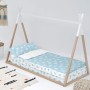 Copripiumino senza Imbottitura HappyFriday Basic Kids Clouds Azzurro 90 x 200 cm di HappyFriday, Sacchi a pelo - Rif: D161175...