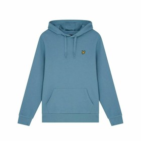 Felpa con Cappuccio Uomo Lyle & Scott V1 Azzurro di Lyle & Scott, Felpe - Rif: S64109538, Prezzo: 71,08 €, Sconto: %