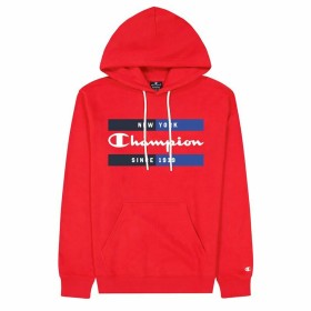 Polar com Capuz Homem Champion New York Vermelho de Champion, Sweatshirts - Ref: S64109547, Preço: 45,51 €, Desconto: %