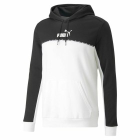 Polar com Capuz Homem Puma Block X Tape Branco Preto de Puma, Sweatshirts - Ref: S64109565, Preço: 56,11 €, Desconto: %