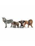 Figure di animali Schleich 42387 Wild Life: Safari 4 Pezzi Plastica da Schleich, Animali - Ref: S7192513, Precio: 38,19 €, De...