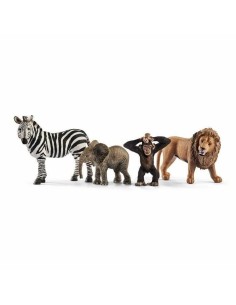 Figure di animali Schleich 42387 Wild Life: Safari 4 Pezzi Plastica da Schleich, Animali - Ref: S7192513, Precio: 38,19 €, De...