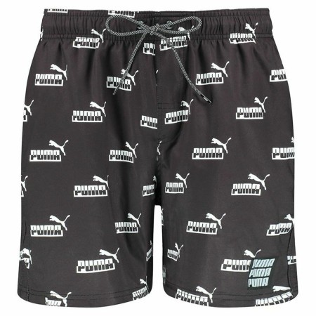 Bañador Hombre Puma Logo Aop N1 Negro | Tienda24 - Global Online Shop Tienda24.eu