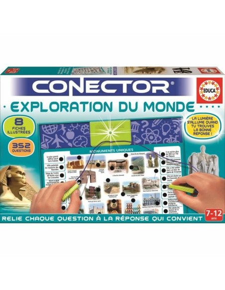 Jouet Educatif Educa Conector World Exploration (FR) | Tienda24 Tienda24.eu