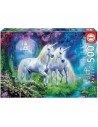 Puzzle Educa Unicorns In The Forest 500 Peças 34 x 48 cm | Tienda24 Tienda24.eu