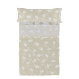 Drap Happy Home LISOS COTTON Anthracite Lit 1 persone | Tienda24 - Global Online Shop Tienda24.eu