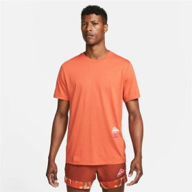 Camisola de Manga Curta Homem Nike Dri-FIT Laranja de Nike, Homem - Ref: S64109745, Preço: 32,56 €, Desconto: %