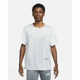 Camiseta de Manga Corta Hombre Nike Dri-FIT Rise 365 Blanco de Nike, Hombre - Ref: S64109751, Precio: 53,85 €, Descuento: %