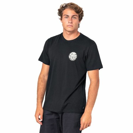 Short Sleeve T-Shirt Rip Curl Wettie Essential Black Men by Rip Curl, T-Shirts - Ref: S64109754, Price: 26,37 €, Discount: %