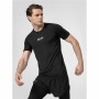 Camisola de Manga Curta Homem 4F Run Preto | Tienda24 - Global Online Shop Tienda24.eu