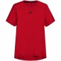 Men’s Short Sleeve T-Shirt 4F Quick-Drying Red | Tienda24 - Global Online Shop Tienda24.eu