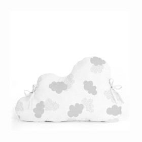 Protetor de berço HappyFriday Basic Kids Clouds Cinzento 60 x 40 cm de HappyFriday, Acessórios de cama - Ref: D1611810, Preço...