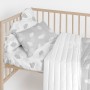 Cot protector HappyFriday Basic Kids Clouds Grey 60 x 40 cm by HappyFriday, Bed accessories - Ref: D1611810, Price: 13,31 €, ...