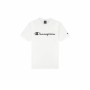 Camisola de Manga Curta Homem Champion Crewneck Branco de Champion, Homem - Ref: S64109817, Preço: 25,42 €, Desconto: %