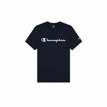 Men’s Short Sleeve T-Shirt Champion Crewneck Blue | Tienda24 - Global Online Shop Tienda24.eu